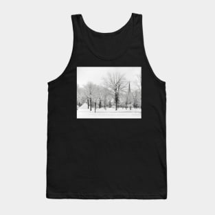 Winter in the Park, 1915. Vintage Photo Tank Top